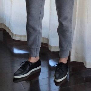 Swear Women’s Pointed Toe Black Leather Sneakers